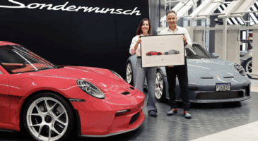 Porsche 911 S/T num&eacute;rotation