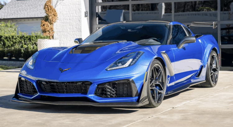 La Corvette C7 Stingray coûte boîte manuelle se vend plus cher qu'une Corvette C8