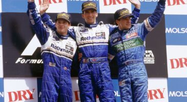 Williams F1 Damon Hill Jacques Villeneuve 1996