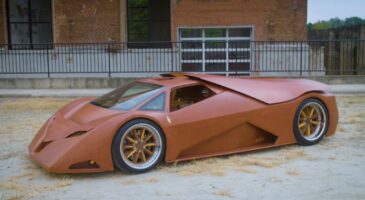 Une supercar en bois