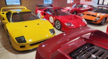 Une partie de la collection de Monsieur Miura