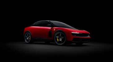 Ferrari Luce trois quart avant droit