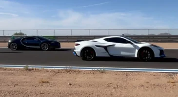 Bugatti Chiron vs Corvette ZR1X