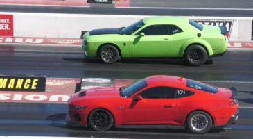 Dodge Challenger Demon vs RTR S650 Ford Mustang GT