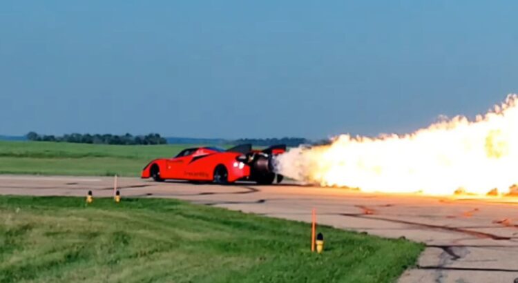 Ferrari jet car