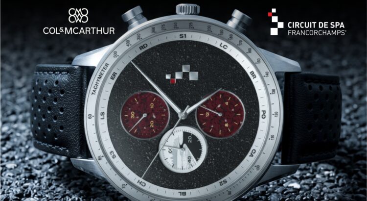 Spa-Francorchamps au poignet : des fragments du légendaire circuit dans une montre !
