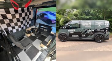 Kia PV5 Cargo simulateur de course