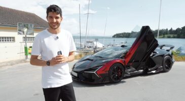 Esteban Ocon Lamborghini Revuelto Mansory vidéo 2026