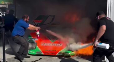 Incendie Mazda 767B n°203