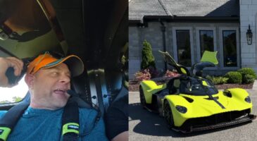 Brooks Weisblat dans une Aston Martin Valkyrie