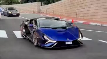 Fernando Alonso Lamborghini Sian Monaco 2026 vidéo