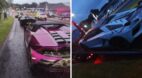 Ils roulent &agrave; moins de 30 km/h sur l&rsquo;autoroute avec leurs Lamborghini : la police saisit les voitures