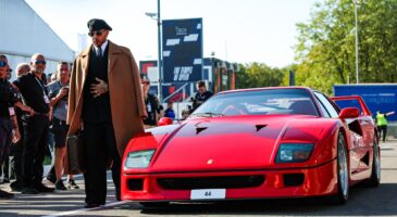 Lewis Hamilton Monza Ferrari F40 F1 2026