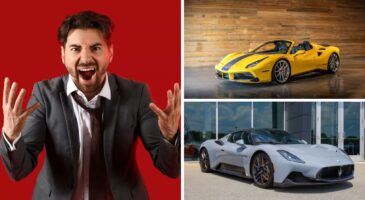 Un escroc, une Ferrari 488 et une Maserati MC20