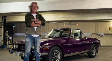 James May en Triumph
